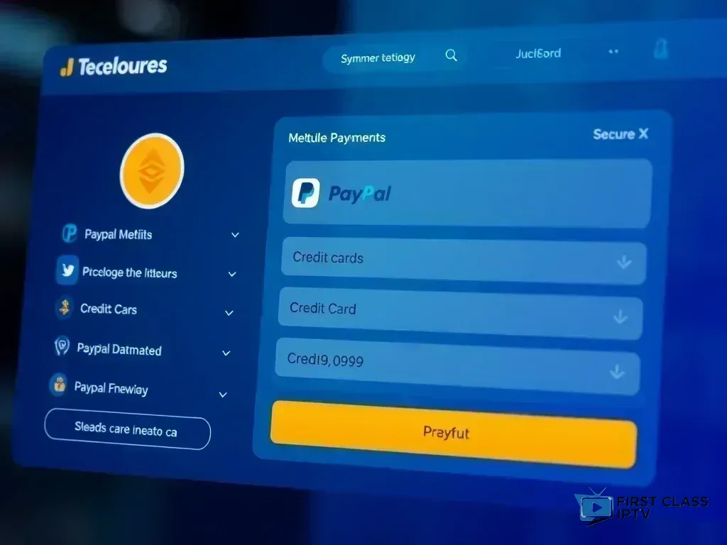 First Class IPTV Payment Guide